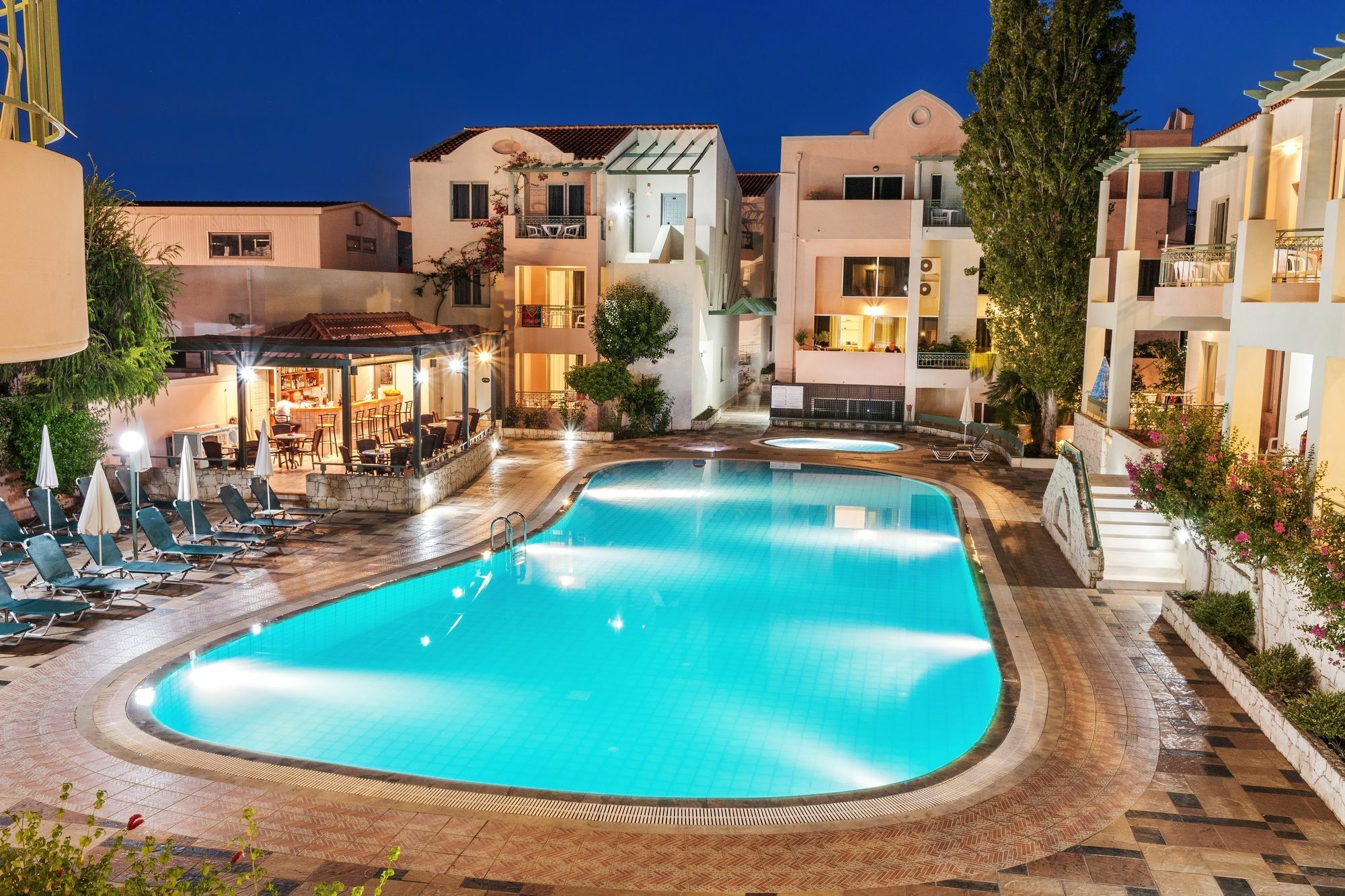 Lotus Hotel Apartments Káto Daráco Kültér fotó