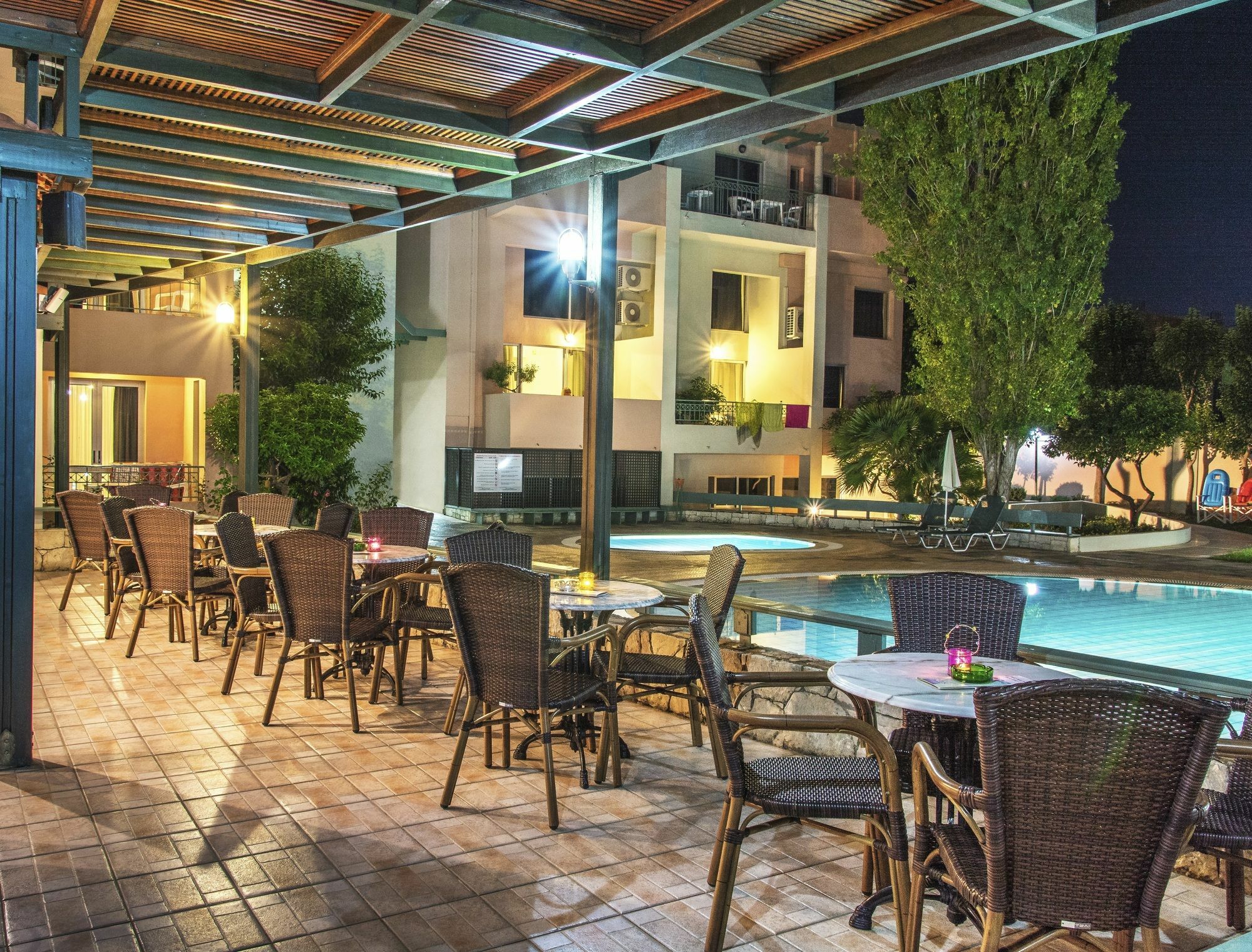 Lotus Hotel Apartments Káto Daráco Kültér fotó